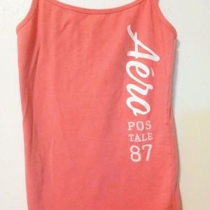 XS Salmon Pink Aeropostale Sleeveless Tank Top